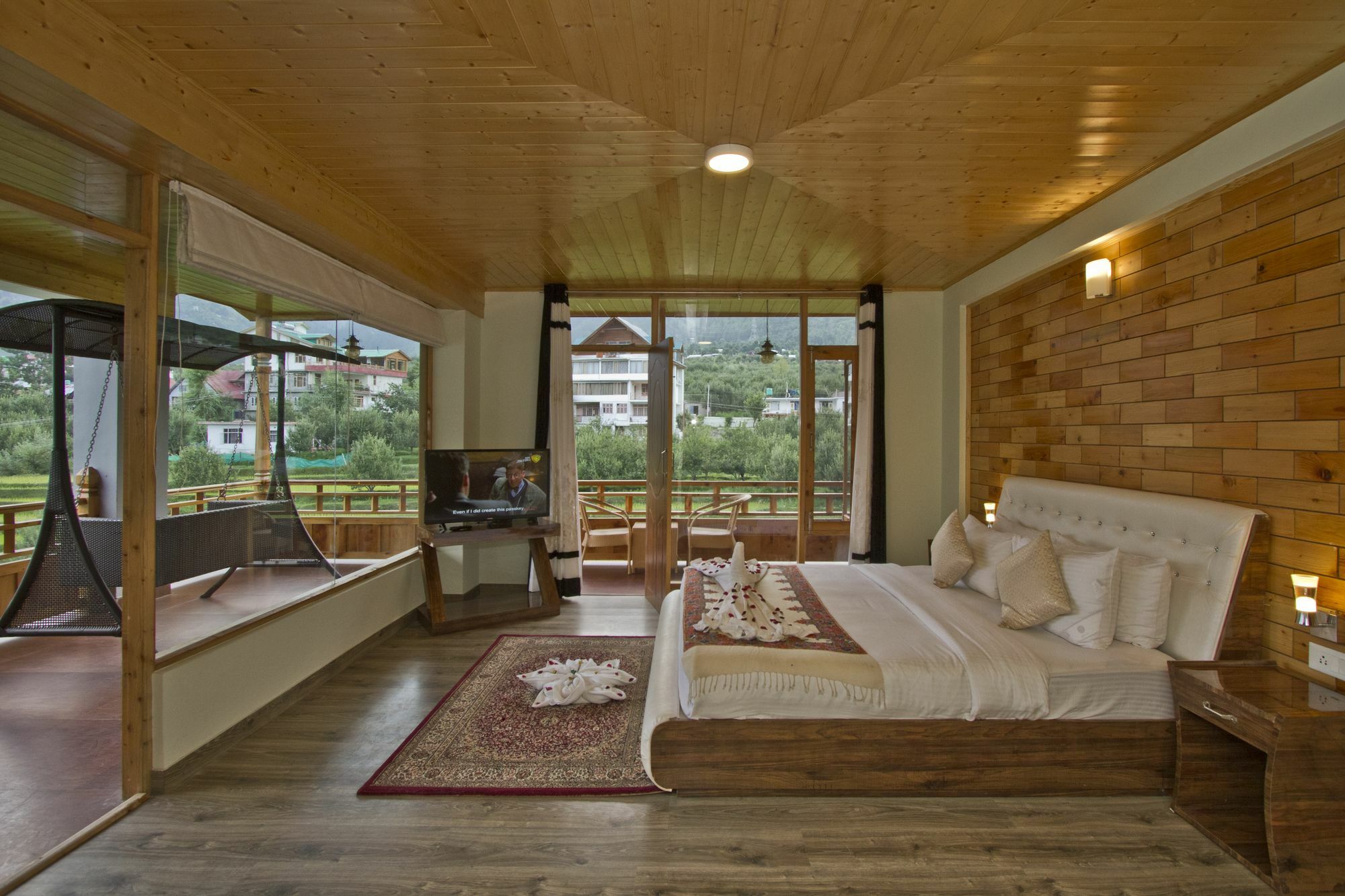 Snow Flakes Resort And Spa Centrally Heated Luxury Resort 마날리 외부 사진